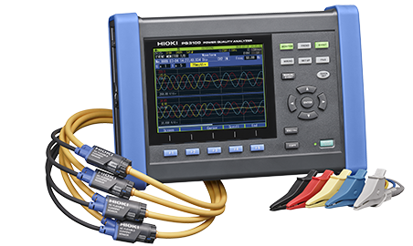 Hioki pq3100 power quality analyzer - electrical & industrial supplier - system integrator - service & maintenance subcontractor